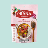 Organic whole black chia seeds