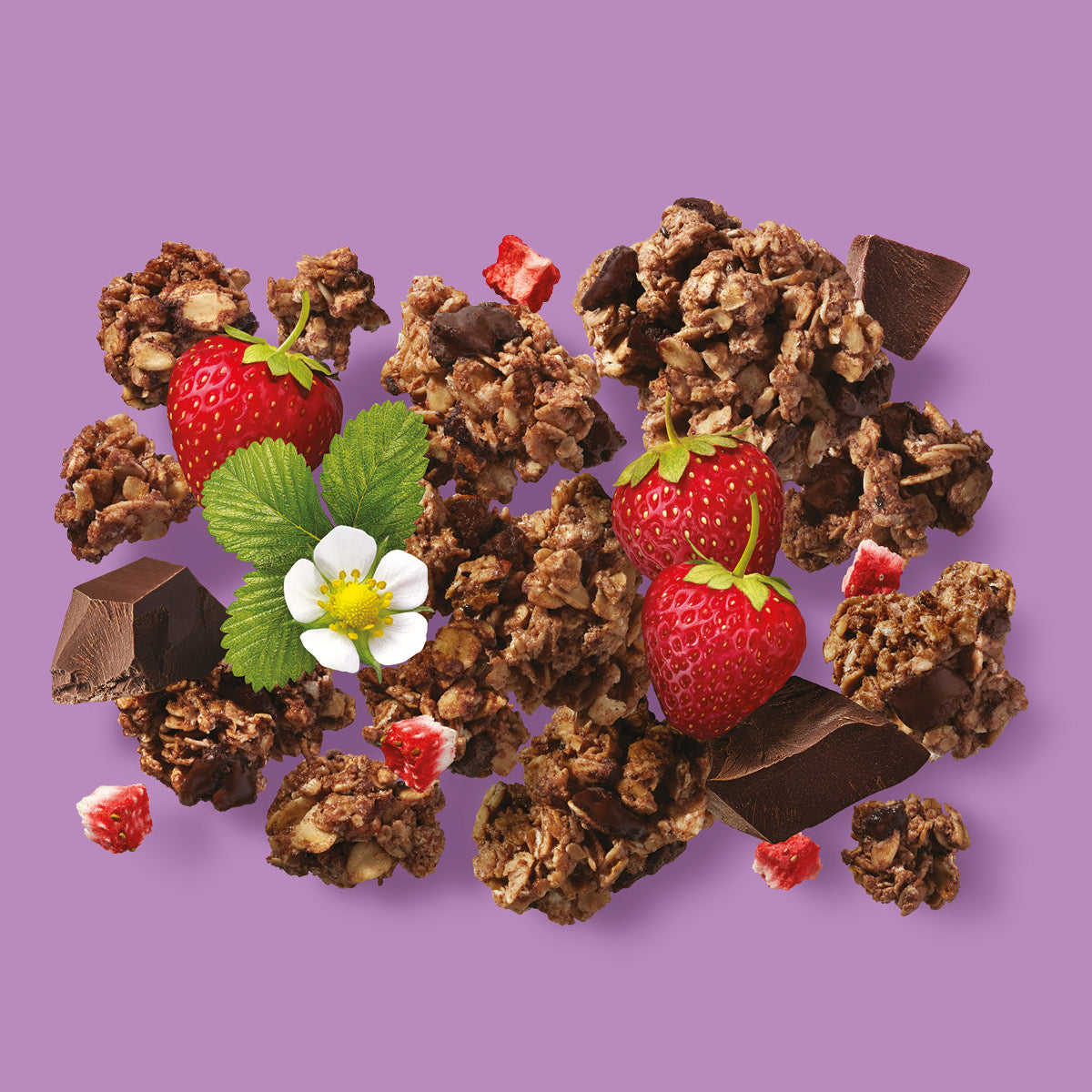 GRANOLOVE CLUSTERS - Chocolate Strawberry Organic Granola – Prana