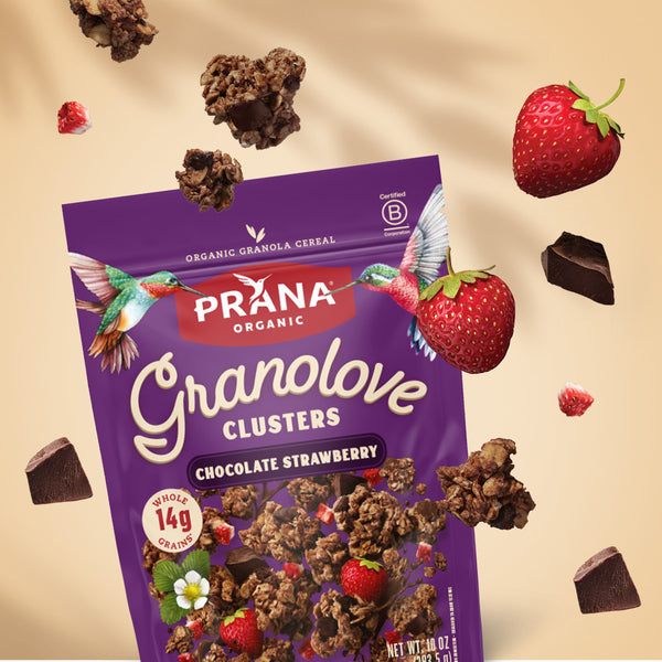 GRANOLOVE CLUSTERS - Chocolate Strawberry Organic Granola