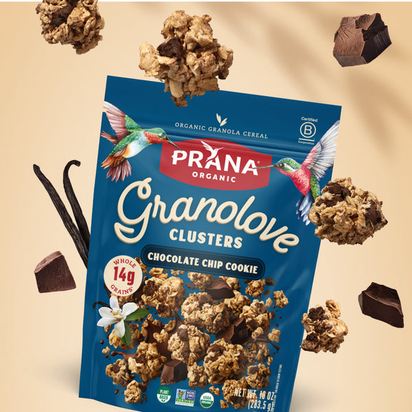 GRANOLOVE CLUSTERS - Chocolate Chip Cookie Organic Granola – Prana